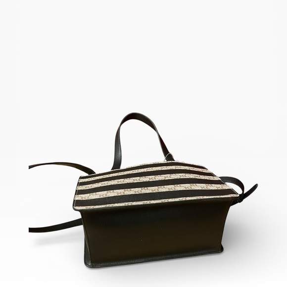 Karl Lagerfeld Black and Cream Tote Bag - Picture 8 of 10